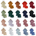 Women's Plus Size Satin Sleepwear Popular Factory Wholesale for Summer Autumn Spring Seasons