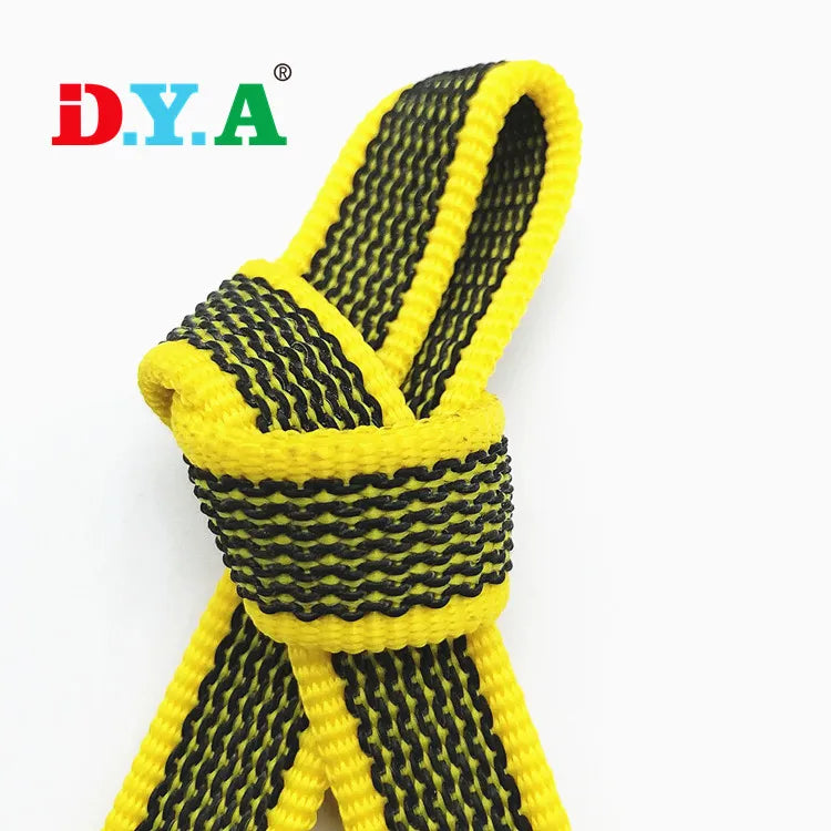 Stock Colorful Multi Widths Polypropylene Rubber Anti Slip Webbing for Pet Dog Leashes