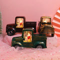 Christmas Decorations Santa Claus Driving Tractor Ornaments Wind Lanterns Small Oil Lamps Water Balls Christmas Gift
