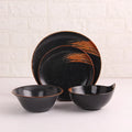 Wholesale Stock Good Quality Round Party Beef Steak Restaurant Kitchen Ceramic Dinner Plate Set