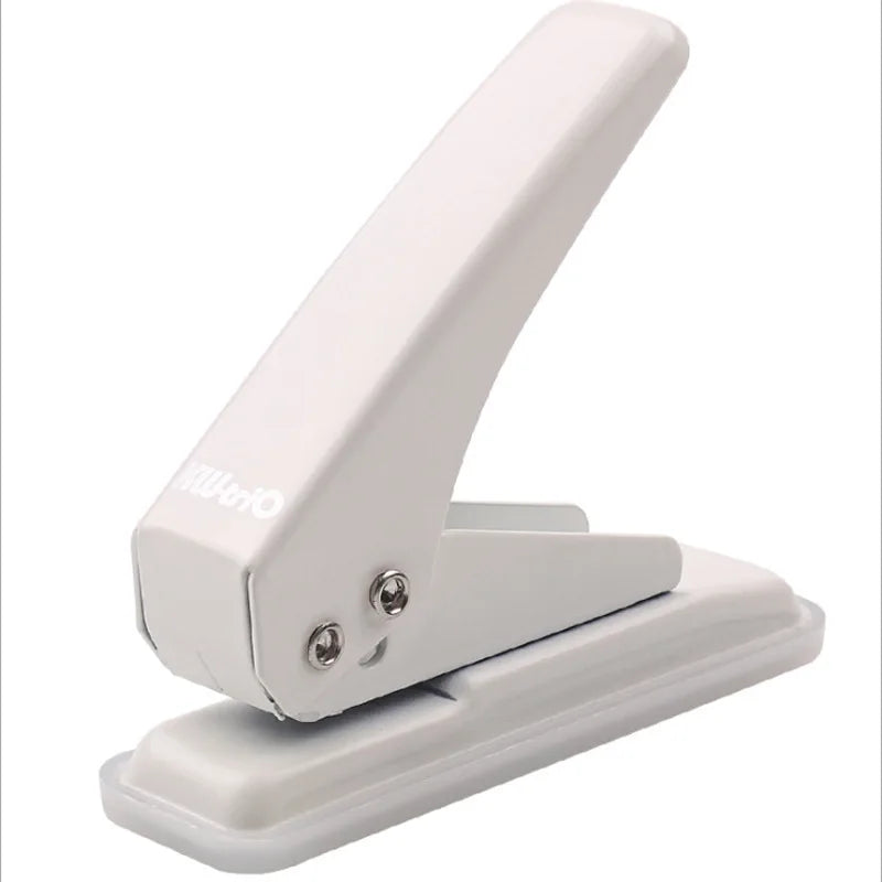Single Hole Punch Machine 6mm round Hole 20 Sheet Capacity Loose-leaf Paper Puncher