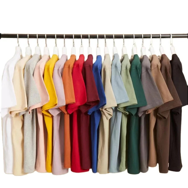 Plus Size Men's t Shirts Blank 100% Cotton Quality Custom Polos De Hombre Printing Custom Unisex Thick Shirt Clothing