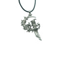 Gothic Mysterious Moon Witch Pendant Necklace Magic Jewelry Accessories