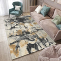 Rectangle Living Room Anti Slip Rugs Polyester Modern Carpets and Rugs Alfombra De Salon