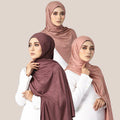 High-quality Jersey Scarf Stretchy Hijab Plain Headscarves Wholesale Women Stoles Hijab