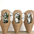Custom Wholesale Useful Carrier Bags Wedding Gift Flower Bouquet Bag With Ribbon
