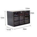 Desktop PP Plastic Pen Candy Drawer Organizer Storage Holder Squared Design 5 Colors