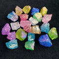 Wholesale Natural Aura Quartz Crystal Specimen Meditation Raw Rough Aura Crystal Rough