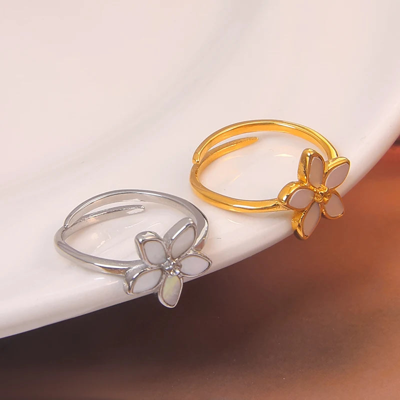 Powell Top Ranking 18K Gold Plated Stainless Steel Chain Ring Trendy New Arrival Brilliant Cut Diamond Perfect Unisex Jewelry
