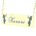 3D Engraved Name Necklace Personalized Plate Rope Chain for Women Girl Kids Drop Ship Orders Can Be Received in 10 Days