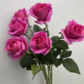 Hot Product N-0300 Wedding Decoration Artificial Single Stem Latex Real Touch Red Pink Austin Rose Flower