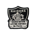Factory Price Personalized Raider Skull Iron-on Embroidery Patch for Bikers Garment