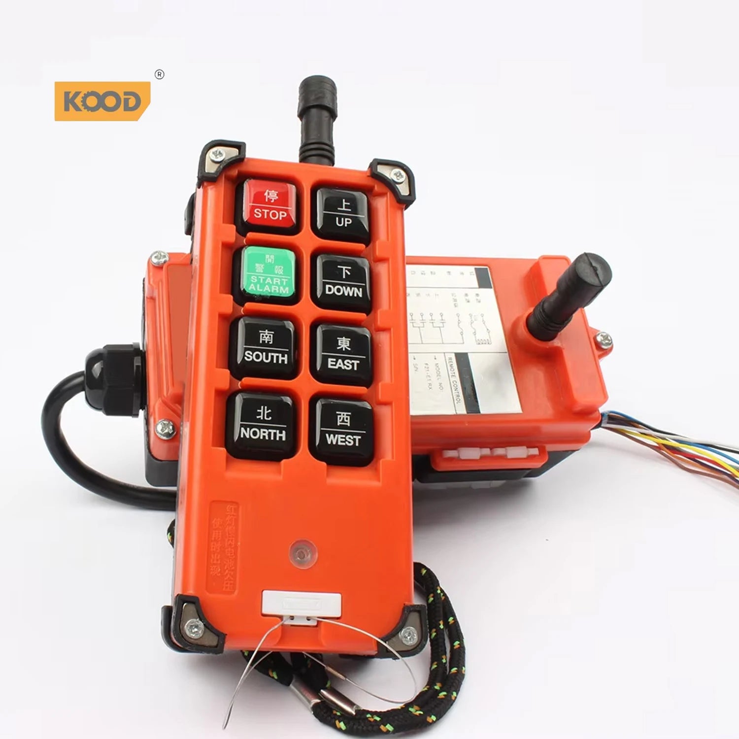 Industrial Remote Control Switch 220V 380V 110V 12V 24V for Hoist Crane Control in Construction Machinery Parts