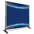 Portable Step and Repeat Display Backdrop Banner Stand Adjustable Telescopic Background Support for Trade Show Wall Exhibitor