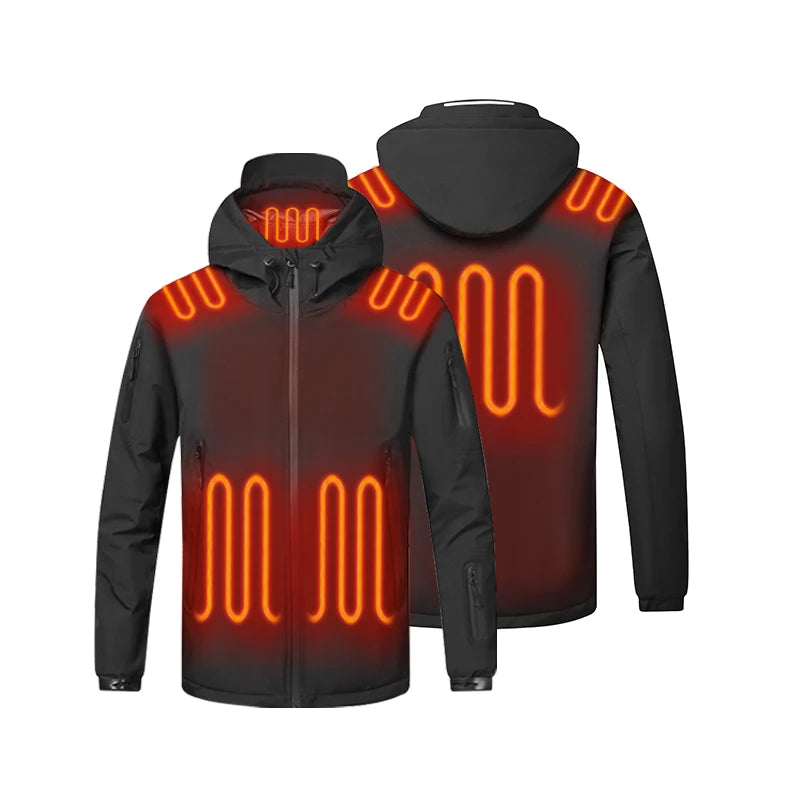 Custom Electric Battery Heated Jacket in Stock USB Women's Heated Jacket Men Jackets With Heating
