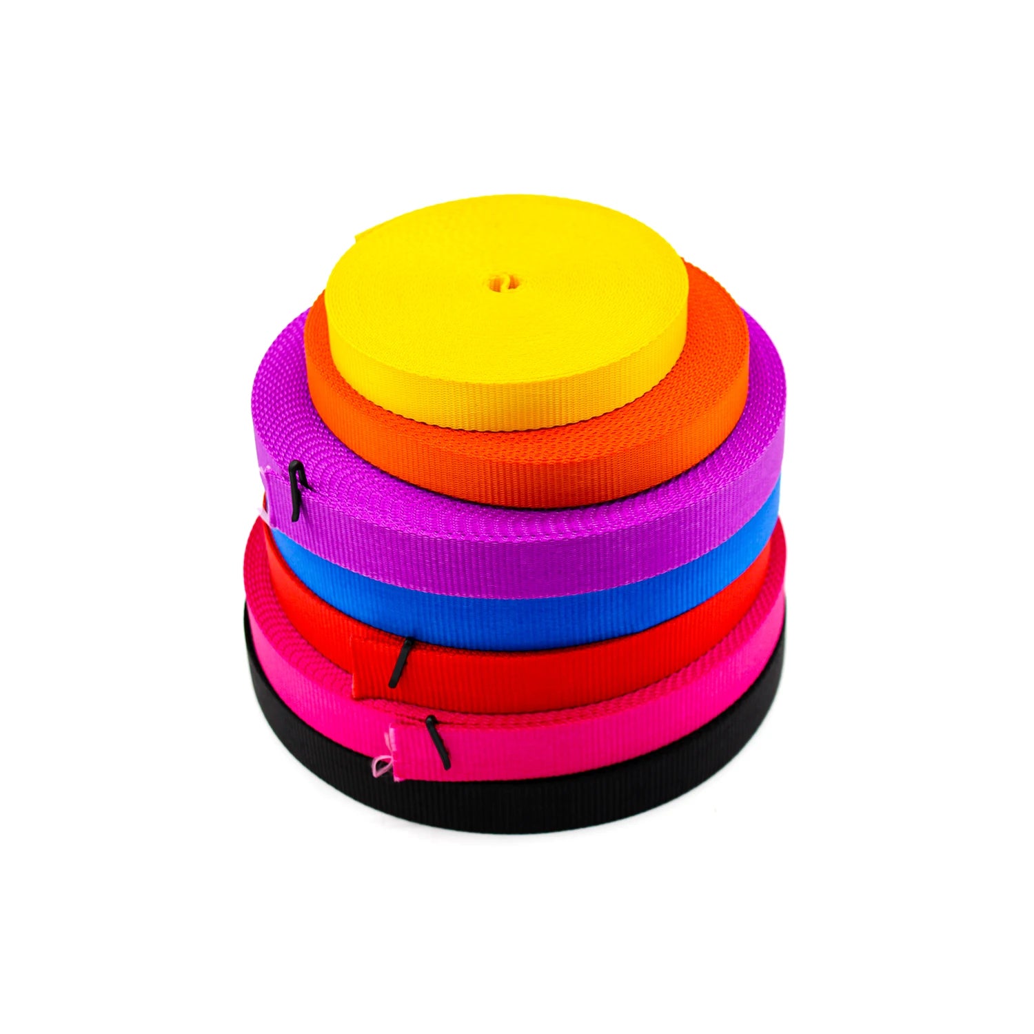 Webbing Plain Webbing Pet Products Webbing Factory Custom Nylon Custom Color Bright Colors and Excellent Hand Feel