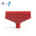 YS 65mm 20 Holes ABS Red Air Knife Nozzle for Material Moving Dust Control Sprayer Air Blowing Off Air Jet Spray Nozzle MegaBDM
