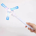 Hot Sale Twinkle Glowing LED Pinwheel Toy with Music Rainbow Spinning Party Decoration Gift