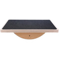 Professional Wooden Balance Board Wood Standing Desk Accessory Core Strength Stability Wobble Boards