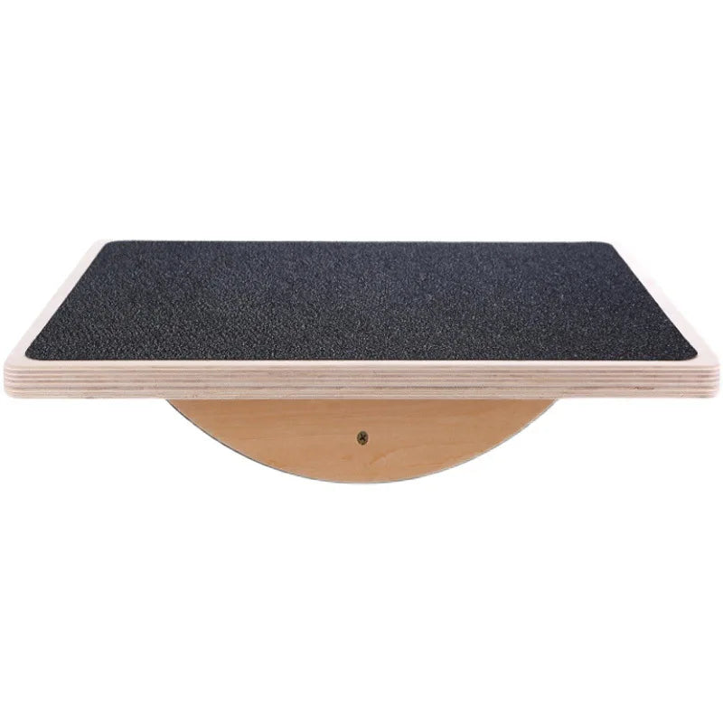 Professional Wooden Balance Board Wood Standing Desk Accessory Core Strength Stability Wobble Boards