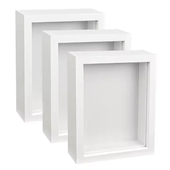 Wholesale A4 Modern Wood Photo Frame High Quality New Design Hollow Shadow Box Professional UV Printing Square Own Brand Service