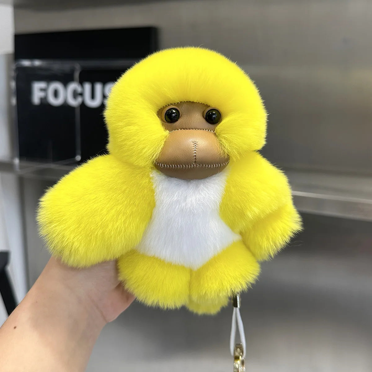 Factory Wholesale 15cm Rex Rabbit Fur Lovely Monkey Cute Simulated Orangutan Plush Toys Soft Doll Plush Animal Gorilla Toys