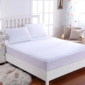Factory Custom Dust Proof Breathable Ultra soft Noiseless Mattress Cover 100% Waterproof Cotton Terry Knit Mattress Protector