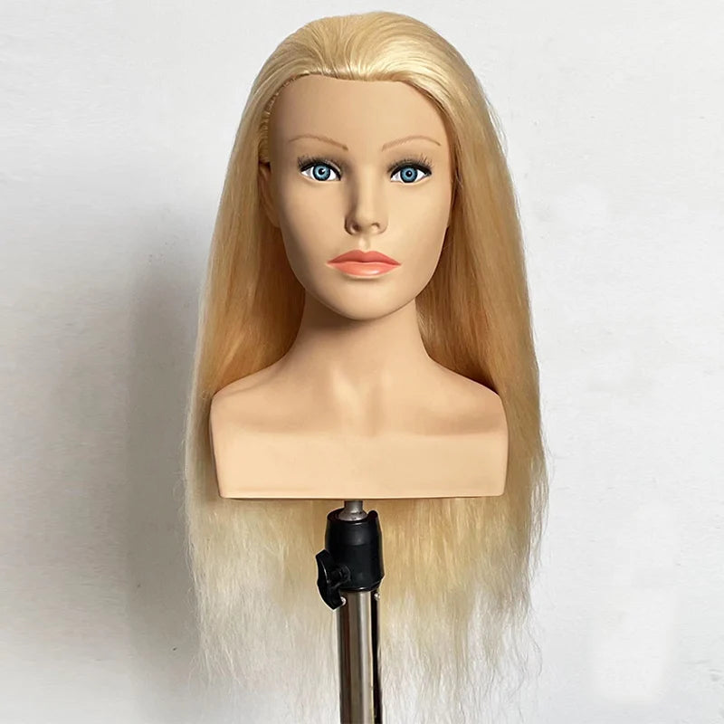 European Hairdresser-oriented Shoulder Training Hair Practice Mannequin Head