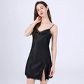 OEM ODM Dress Luxury 100% Pure Silk Dress V Neckline Romantic Creamy Silk Dress