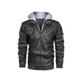 2026 Men's DFJ Embossed Leopard Waterproof Cotton Blend Turn-down Collar Wool Blends Slim Zipper New Year's Hood Long Overcoat
