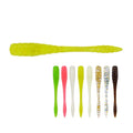 Afishlure Manufacture Directly Sale Luminous Fishing Soft Bait 48mm 0.5g 12pcs a Bag TPE Floating Make Soft Plastic Fishing Lure