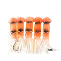 LETOYO 200LB 9\" Squids Saltwater Trolling Lures Kit 5pcs for Big Fish Tuna Trolling
