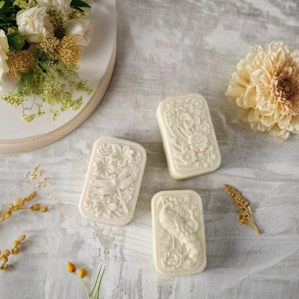Square Handmade Soap Silicone Mold DIY Scented Candle Plaster