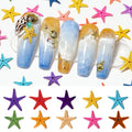 Nail Art Summer Beach 3D Decorations Real Seaside Mini Sea Star Nail Art Decoration