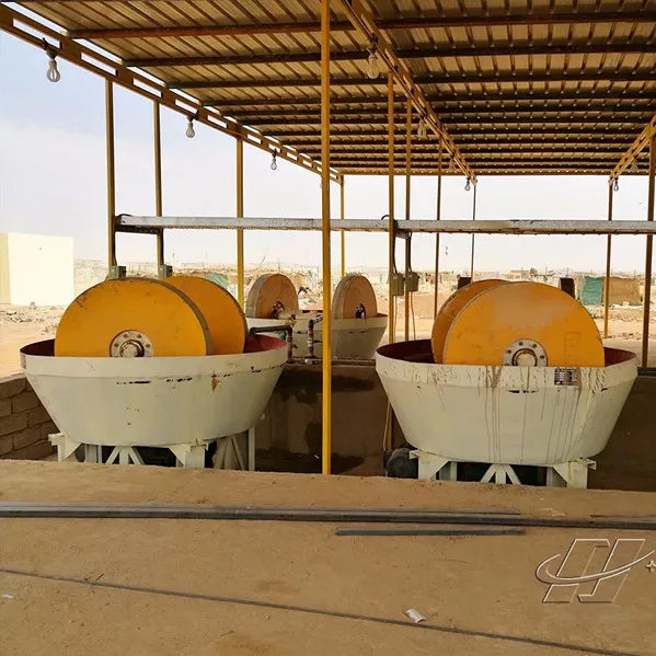 Iso CE Wet Pan Mill Machine in Niger Gold Mining Stone Grinding Wet Gold Selection Grinding Wet Mill