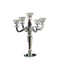 Wedding Candlelight Dinner Crystal Candle Holder Glass Votive Candelabra Wedding Table Centerpiece Crystal Candelabra