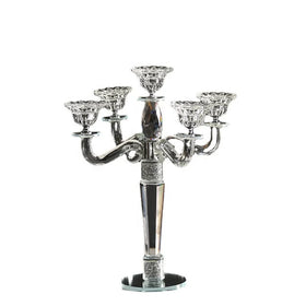 Wedding Candlelight Dinner Crystal Candle Holder Glass Votive Candelabra Wedding Table Centerpiece Crystal Candelabra