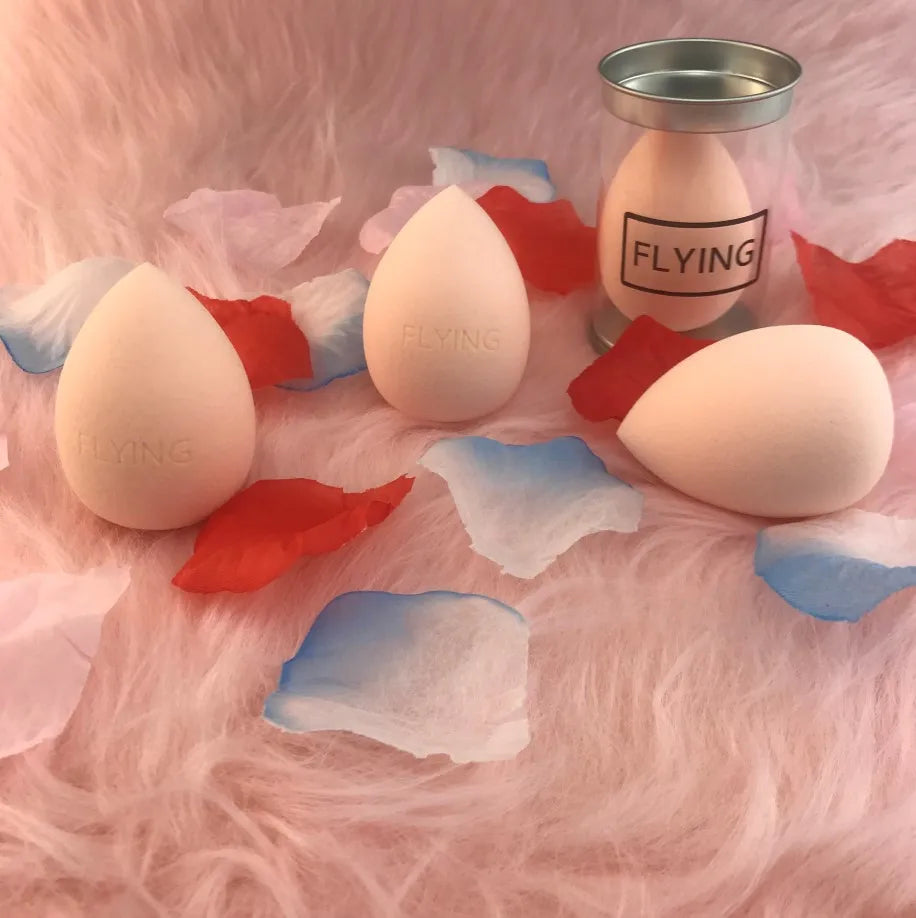 Best-Selling Non-Latex Black Facial Beauty Makeup Sponge Blender 40x60mm Washable FLY Single Color Series