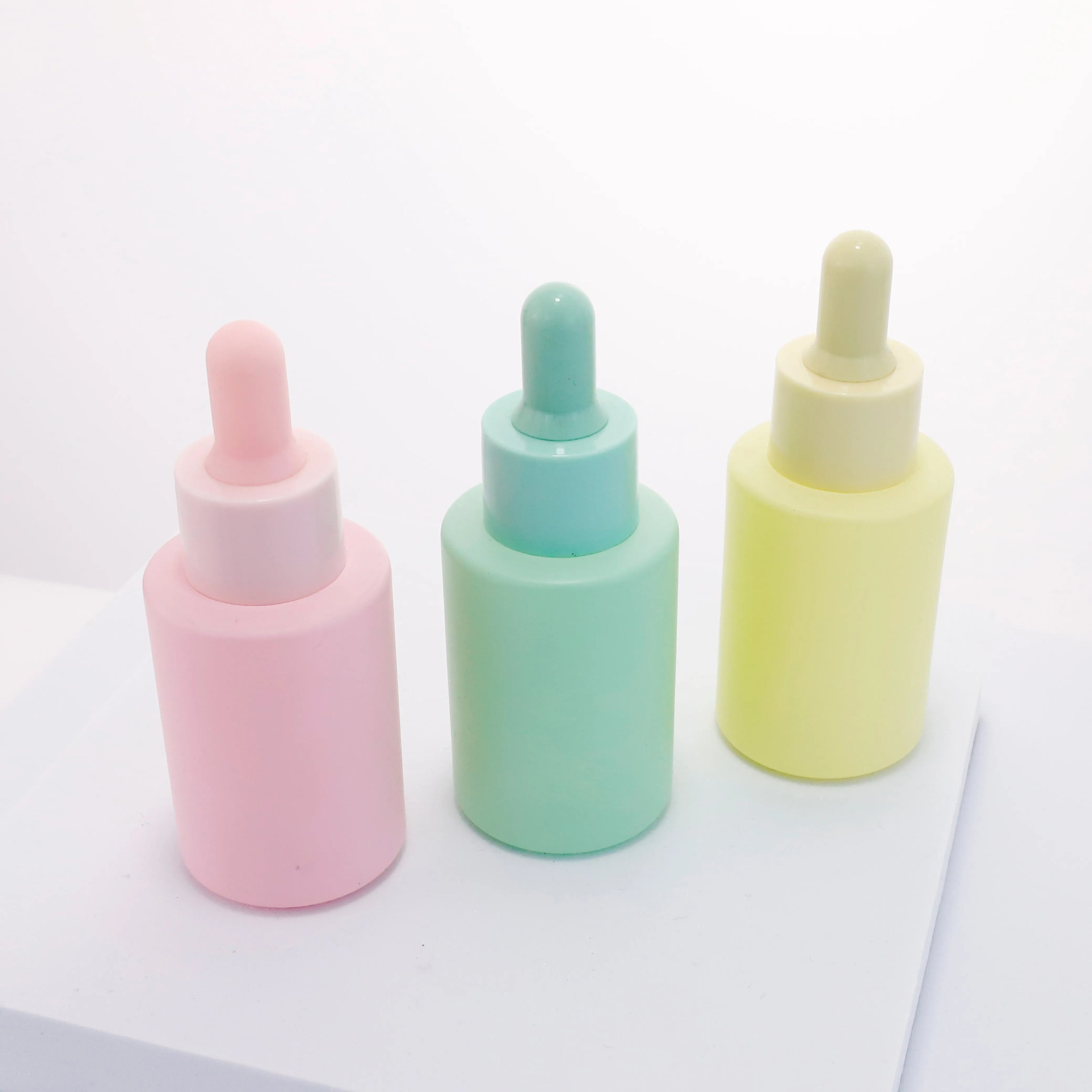 S Moon 30ml 50ml Refillable Perfume Serum Bottles Skin Care Essential Oil Glass Dropper Bottle
