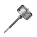 DZ 125mm Tungsten Steel Wall Concrete Hole Cutter Drill Bit 220mm SDS Plus Shank Connecting Rod for Cinder Block Brick Alloy