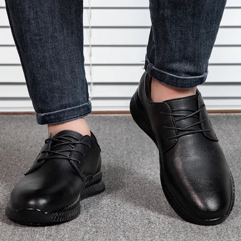 GUYISA Wholesale Customized Professional Chef Shoes Professional Anti-skid Waterproof Oil Black Safety Boots