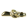 Fashion Gold Silver Twist Metal Button Western Style Decorative Irregular Blazer Leather Leisure Coat Sewing Buttons for Garment