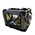 Hot Sale Eco-Friendly Fashion 4-Door Collapsible Soft Kennel Proof Mesh Windows for Indoor Outdoor Travel Zipper Small Animals