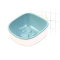 Rounded Plastic Pet Bowls Solid Design Dog Food & Water Bowls with Hanging Fix for Cage Fence or Carrier Slow Feeder Dog Bowl