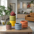 Creative Candy Color Ornaments Home Decoration Flower Pots Planters Ceramic Decorative Ceramic Succulent Pot