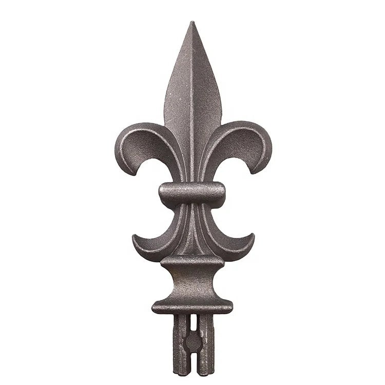 15cm Ornamental Aluminum Fence Spear for Balconies Driveway Gates & Outdoor Use with 3D Design Rot Proof & Waterproof