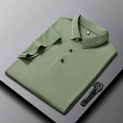 Wholesale Custom of High-quality New Design Brand Polo Shirts Nylon Spandex Seamless Men and Women's Golf Polo Shirts