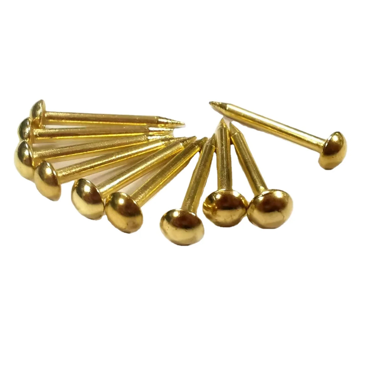 4mm Golden Color Wholesale Low Price Metal Round Head Brass Upholstery Nail Decorative Nails Sofa Nail Pins Furniture Tacks Nail