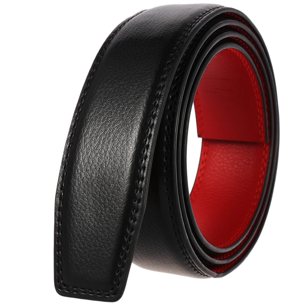 Factory Direct Sale LY35-3195 Men's Fashion Second Layer of Cowhide Belt Without Buckle