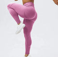 Hot Sale Women's High Waist Elastic Compression Gym Leggings New Design Print Pattern with Seamless Back for Outdoor Sports Yoga